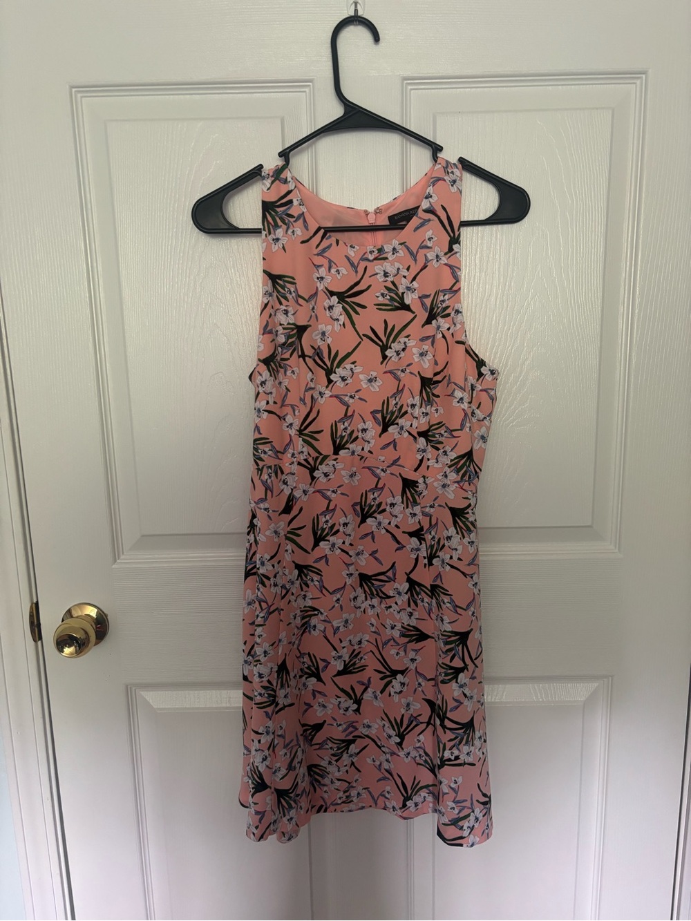 Banana Republic Pink Floral Sleeveless Shift Dress